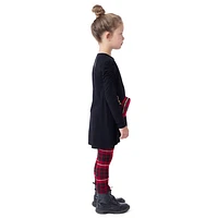 Shine Plaid Leggings 2-12y