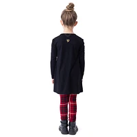 Shine Plaid Leggings 2-12y