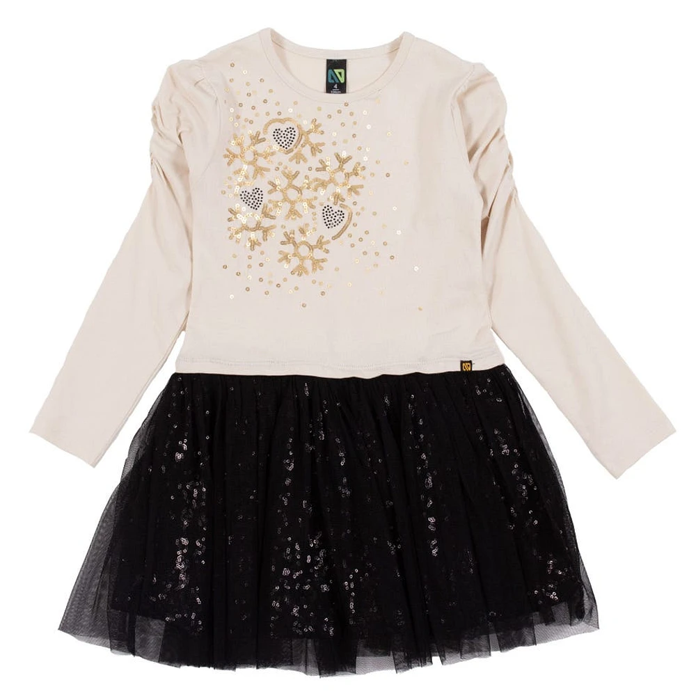 Shine Snowflake Dress 2-12y