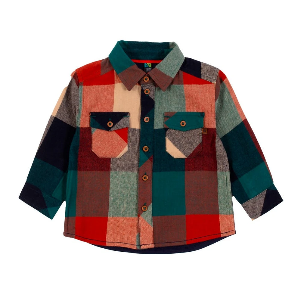 Rookie Plaid Shirt 6-24m