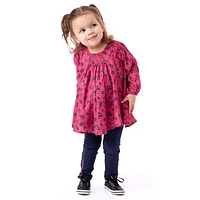 Peace & Love printed Tunic 6-24m