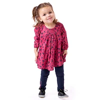 Peace & Love printed Tunic 6-24m