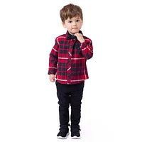 Dance Plaid Shirt 6-24m