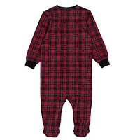 Plaid One Piece Pajamas 6-24m