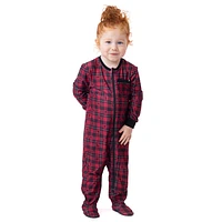 Plaid One Piece Pajamas 6-24m