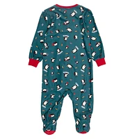 Penguins One Piece Pajamas 6-24m