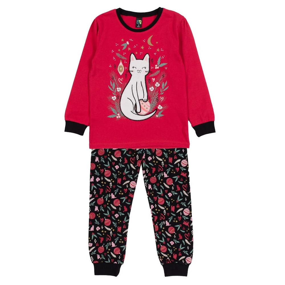 Cat Pajamas 2-12y