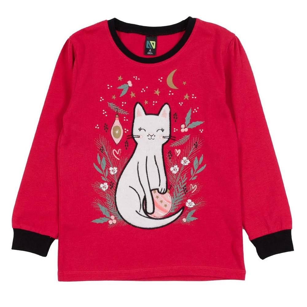 Cat Pajamas 2-12y