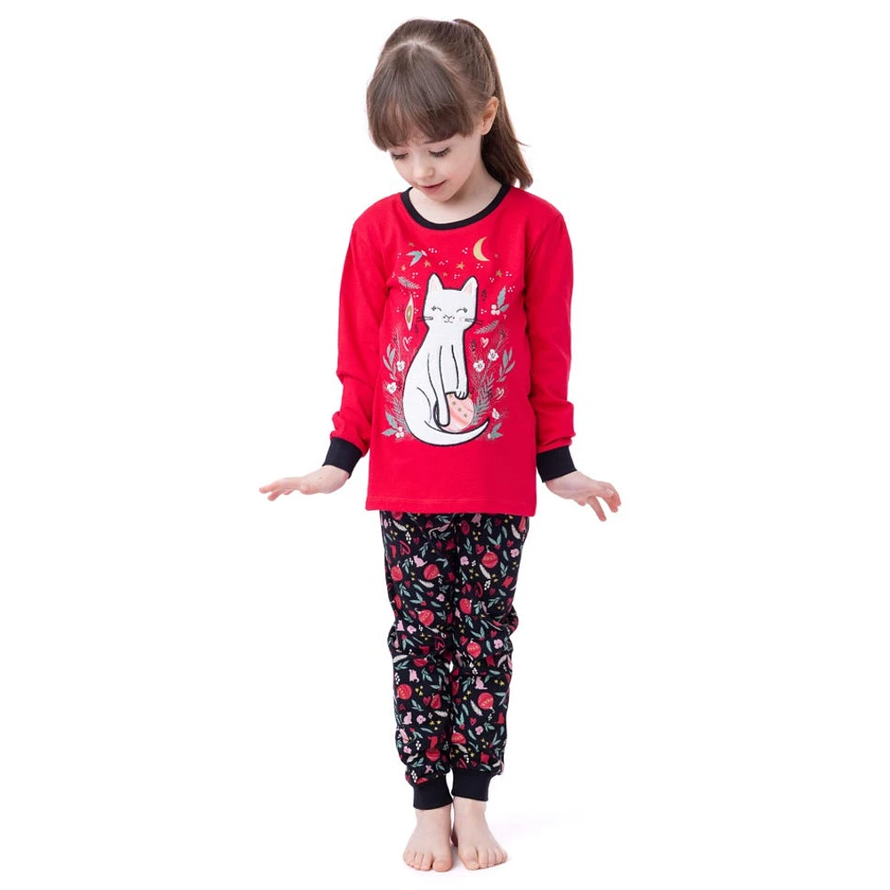 Cat Pajamas 2-12y