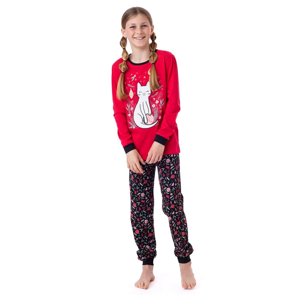 Cat Pajamas 2-12y