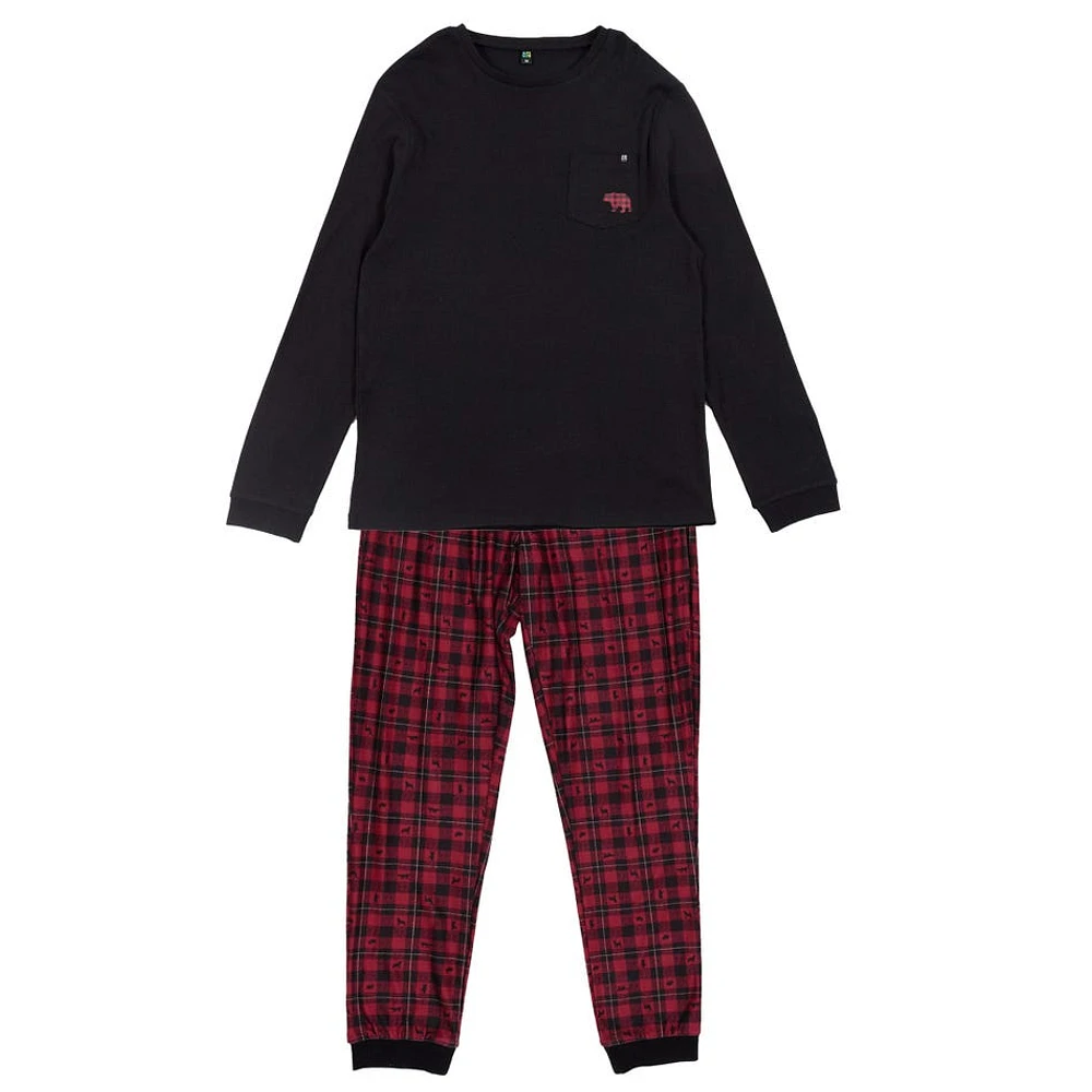 Men Plaid Pajamas