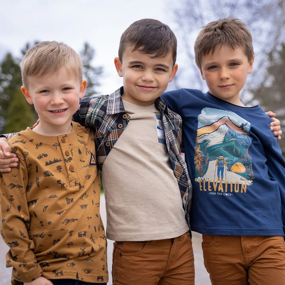 T-Shirt Poche Élévation 2-12ans