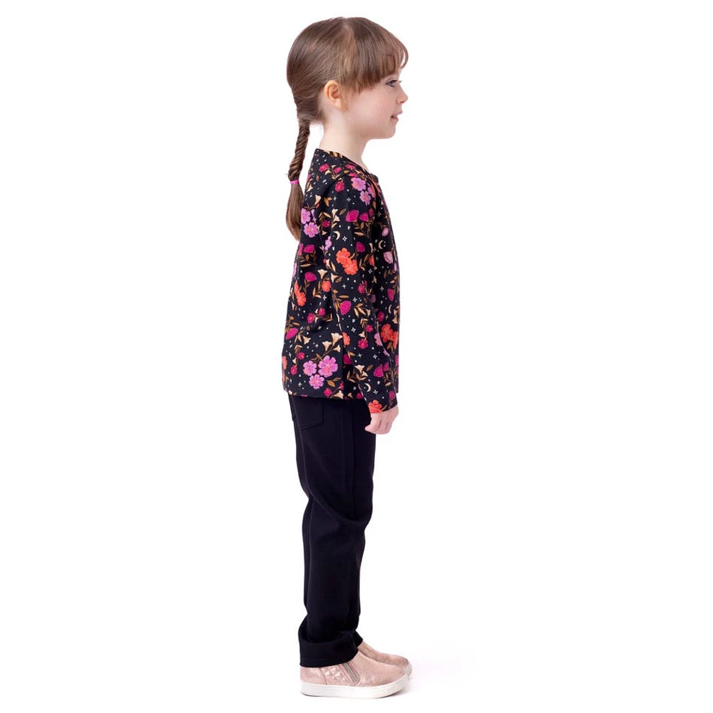 T-Shirt Fleurs Étoile 2-12ans