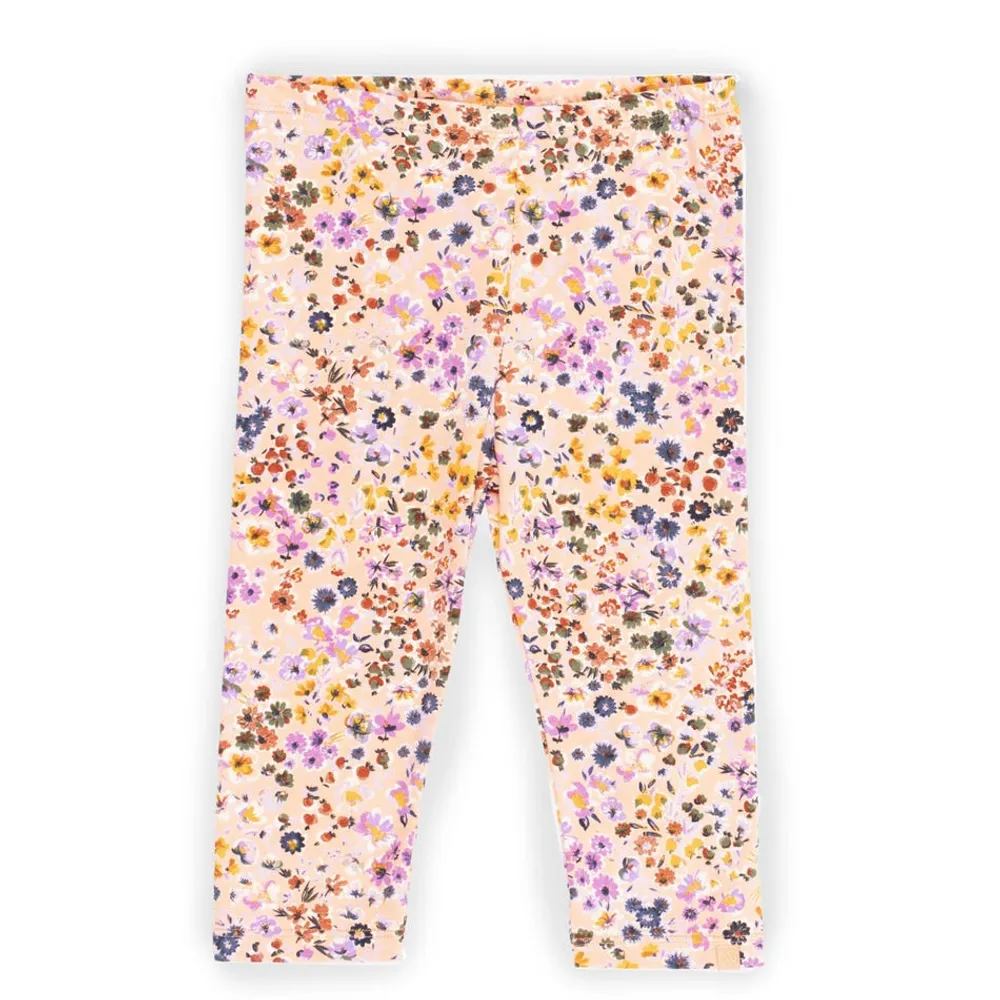 Flowers printed 3/4 Leggings