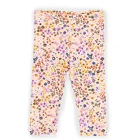 Flowers printed 3/4 Leggings