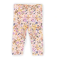 Legging 3/4 Imprimé Fleurs 7-12ans