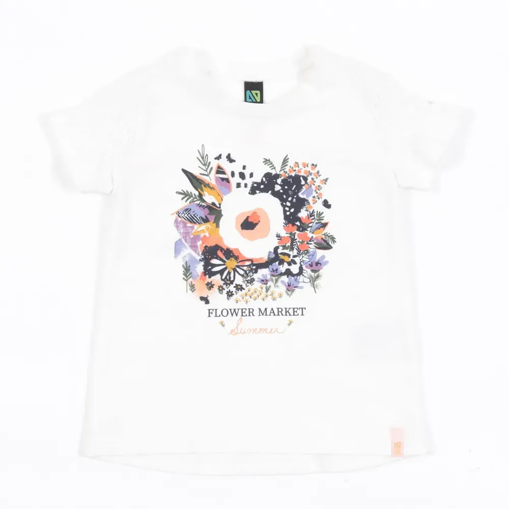 T-Shirt Fleurs 2-6ans