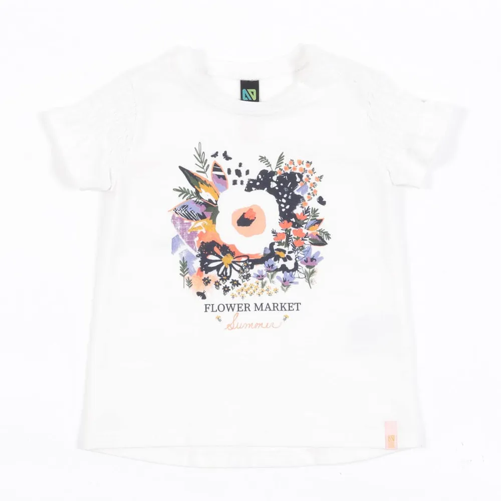 T-Shirt Fleurs 2-6ans