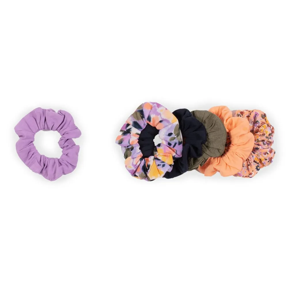 Flowers 6pk Scrunchies