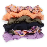 Flowers 6pk Scrunchies