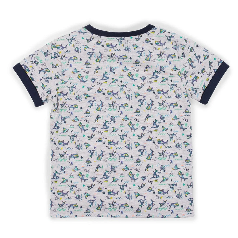 T-Shirt Imprimé Mer 7-12ans