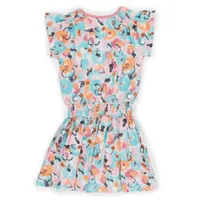 Beach Day printed Dress 2-6y