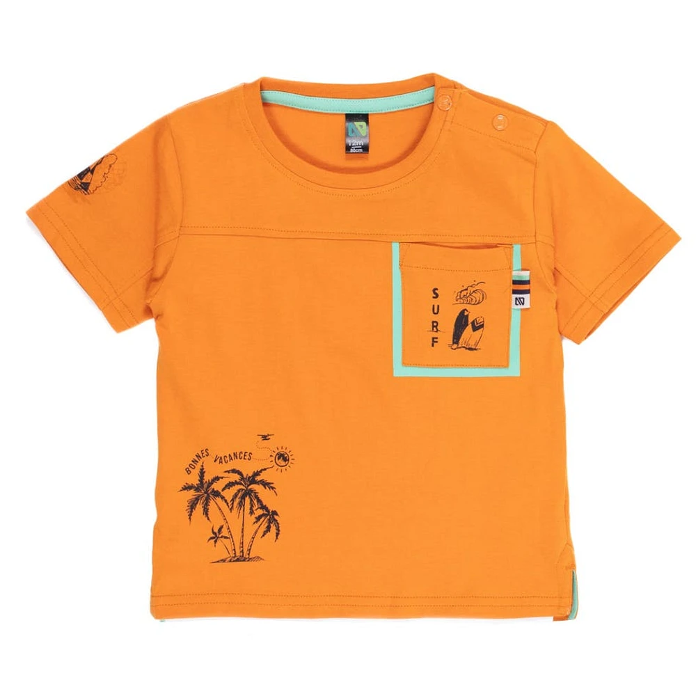 T-Shirt Poche Voyage 6-24mois