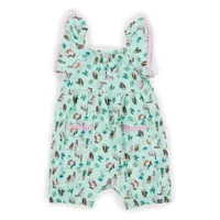 Leopard Tamer Romper 6-24m