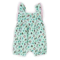 Leopard Tamer Romper 6-24m