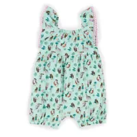 Leopard Tamer Romper 6-24m