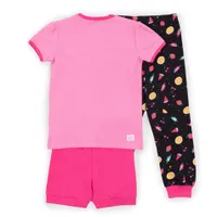 Fruits 3 Pieces Pajamass 2-6y