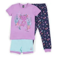 Axolotl 3 Pieces Pajamass 2-6y