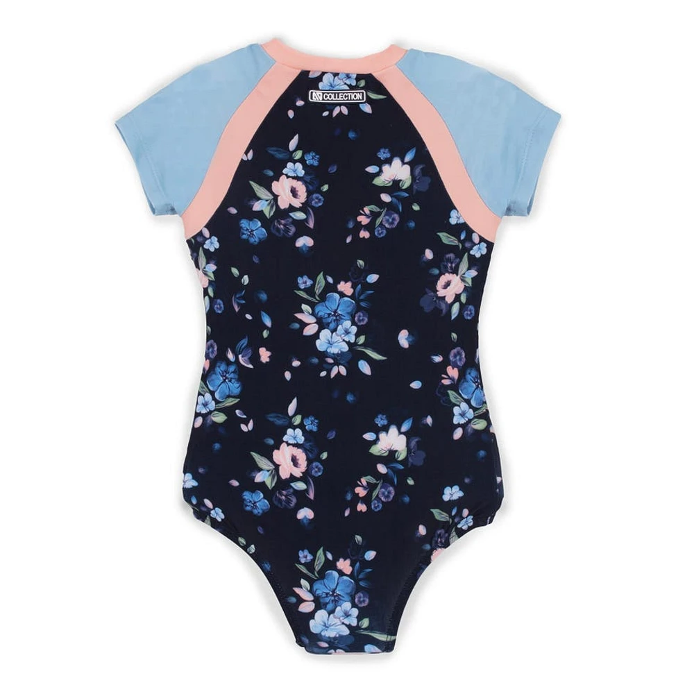 Maillot UV Fleurs 2-6ans