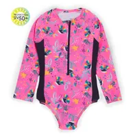 Toucan Long Sleeves UV Swimsuit 2-6y