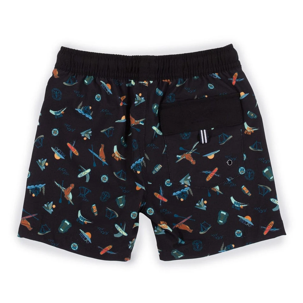 Short Maillot UV Camping 2-6ans