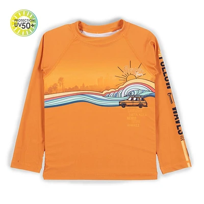 T-Shirt Maillot UV Manches Longues Surf 2-6ans