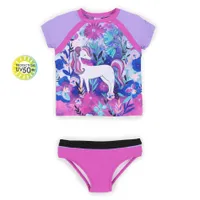 Unicorn 2 Pieces UV Swimsuit 2-6y