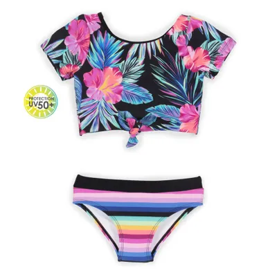 Hibiscus Knot Bikini 4-6y