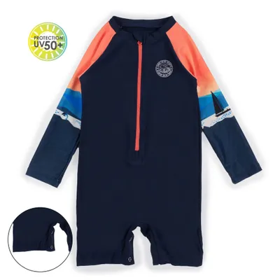 Solid UV Swimsuit 9-24m