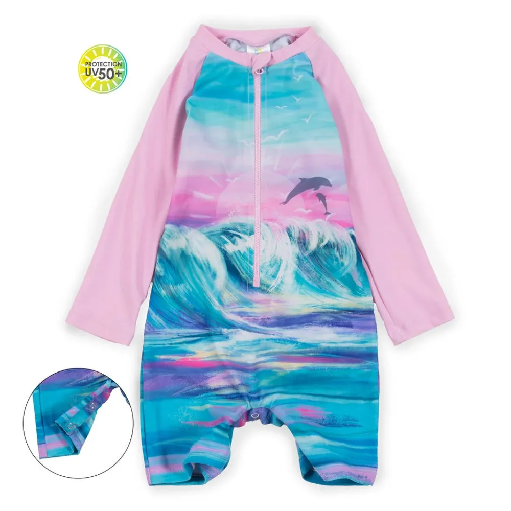 Waves Long Sleeves UV Swimsuit 9-24m