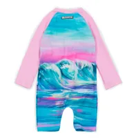 Waves Long Sleeves UV Swimsuit 2-4y