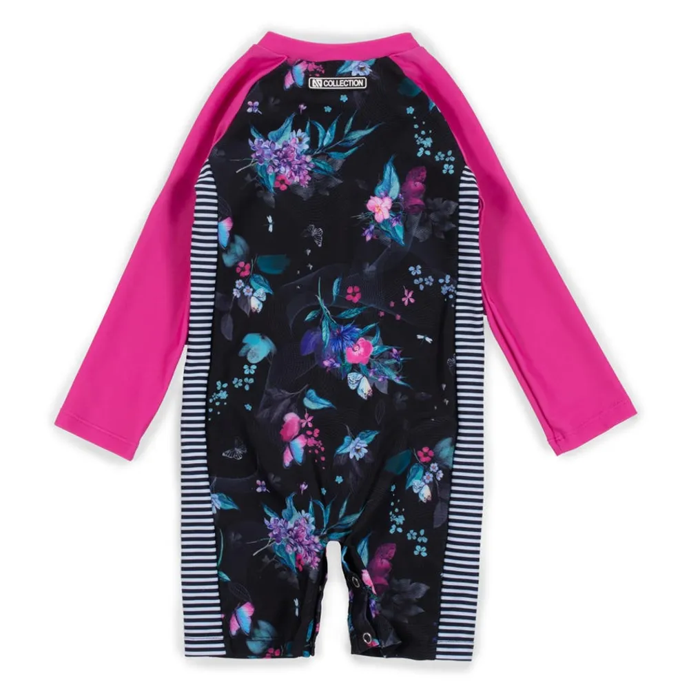 Butterflies Long Sleeves UV Swimsuit 9-24m