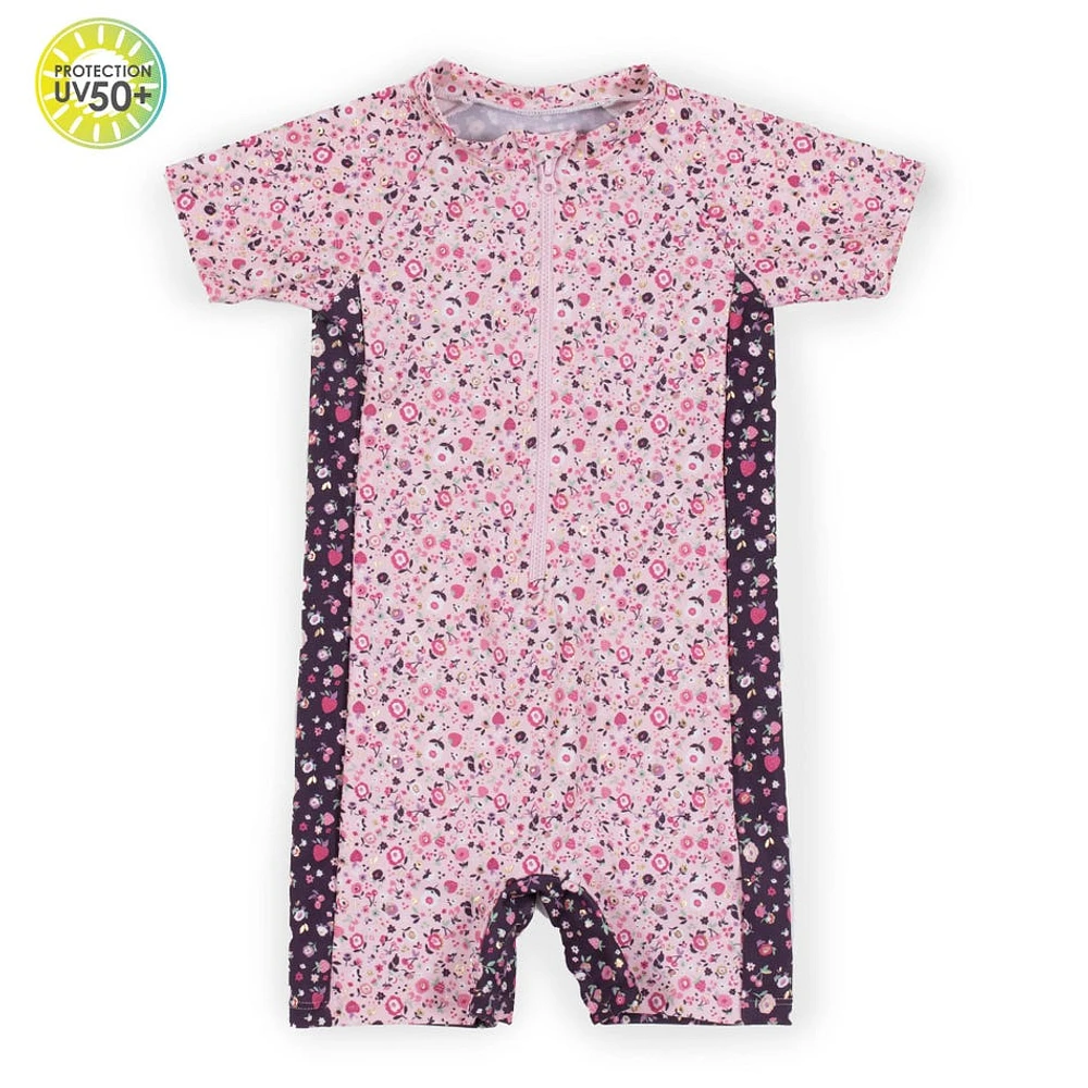 Maillot UV Minies Fleurs 2-4ans