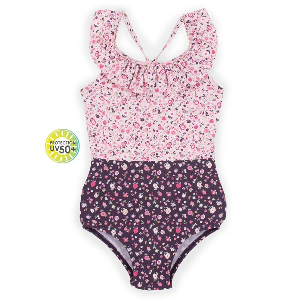 Maillot UV Minies Fleurs 7-10ans