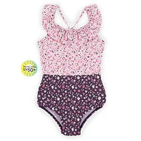 Maillot UV Minies Fleurs 7-10ans