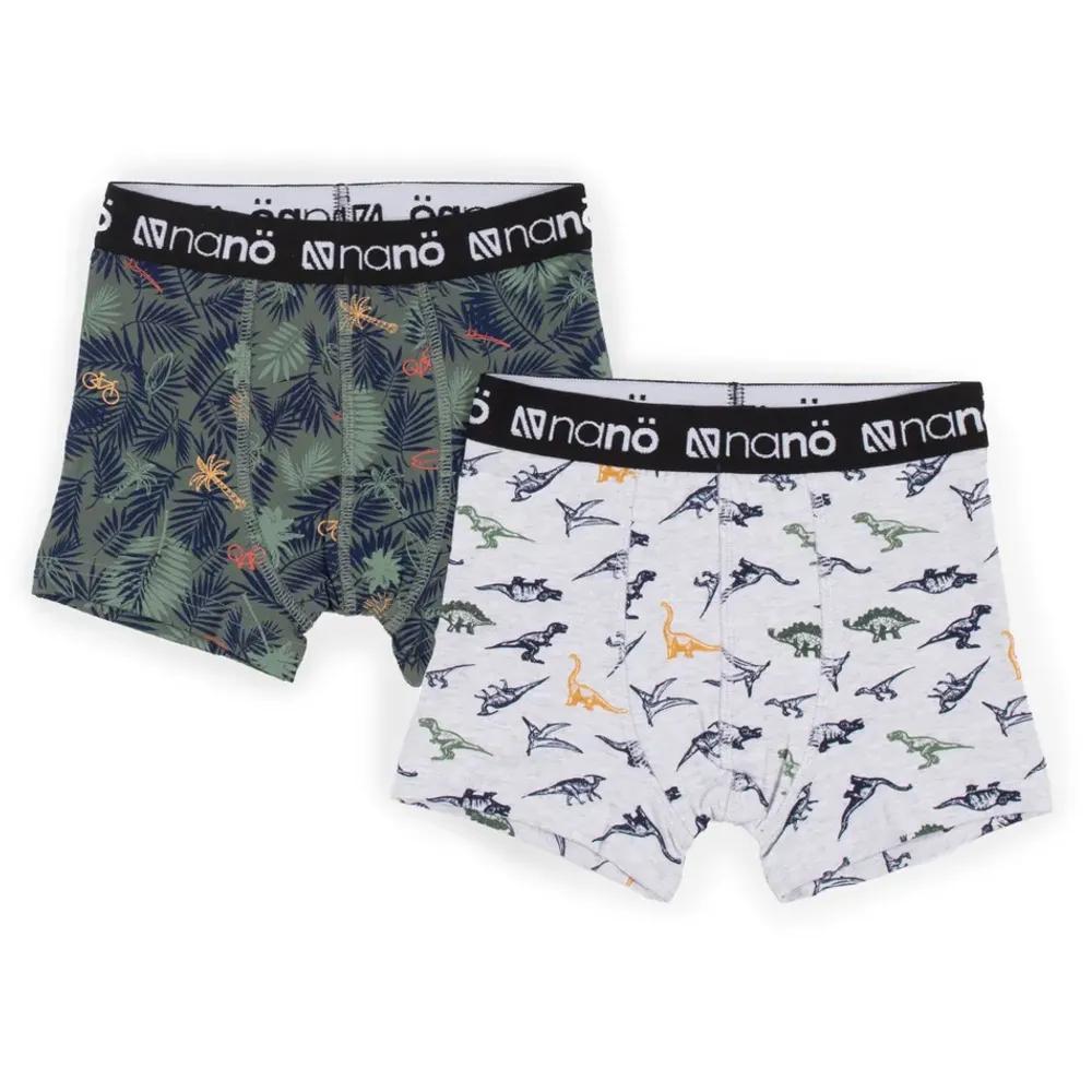 Dinosaurs 2-Pack Boxers 2-12y