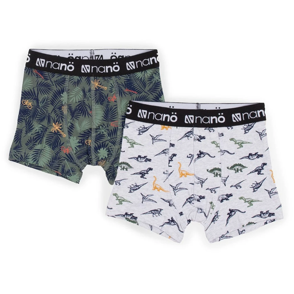 Ensemble de 2 Boxers Dinosaurs 2-12ans