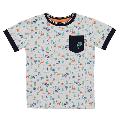 T-Shirt Imprimé Méditerranée 2-6ans