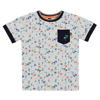 Mediterranean Print T-Shirt 2-6y