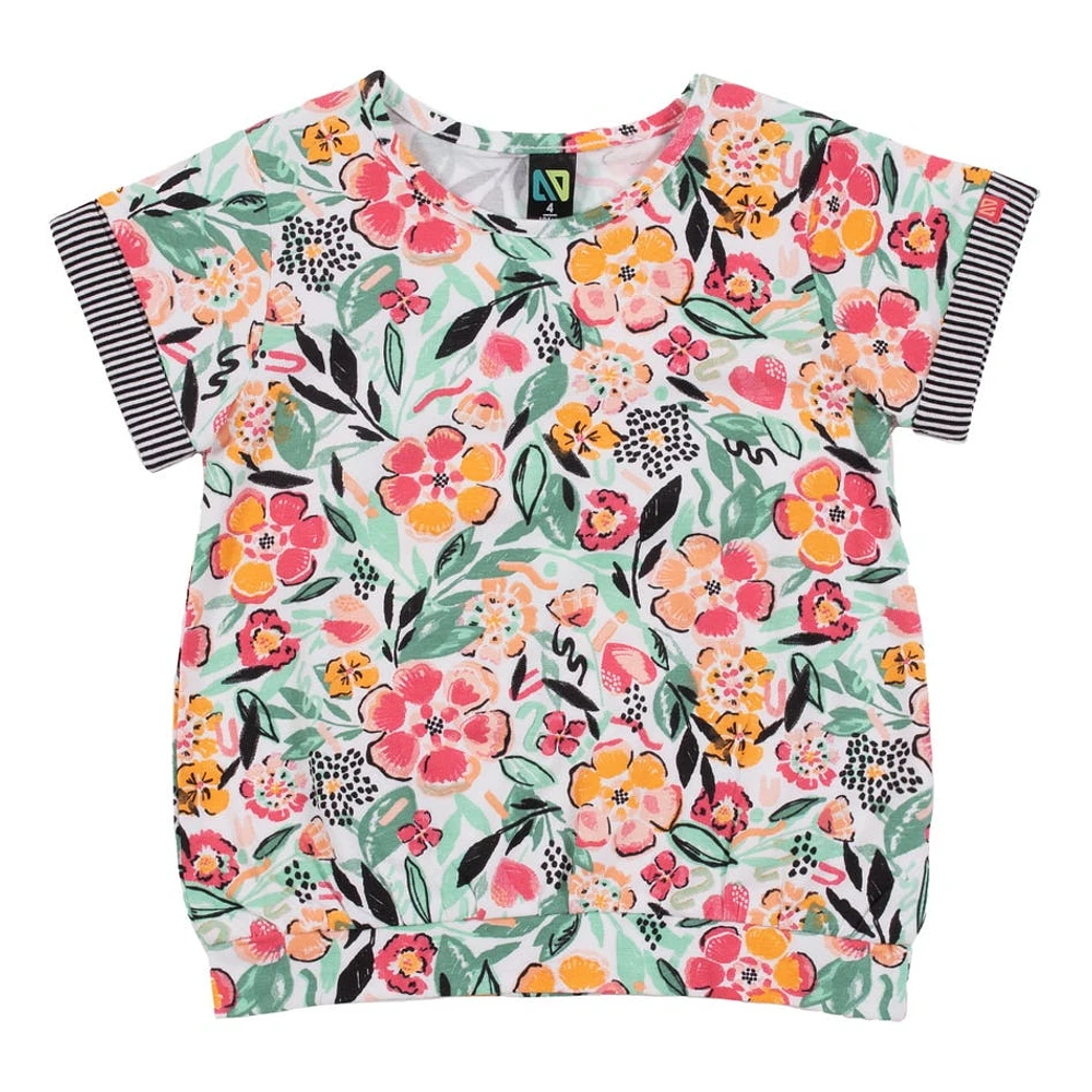 Picnic Flowers T-Shirt 7-12y